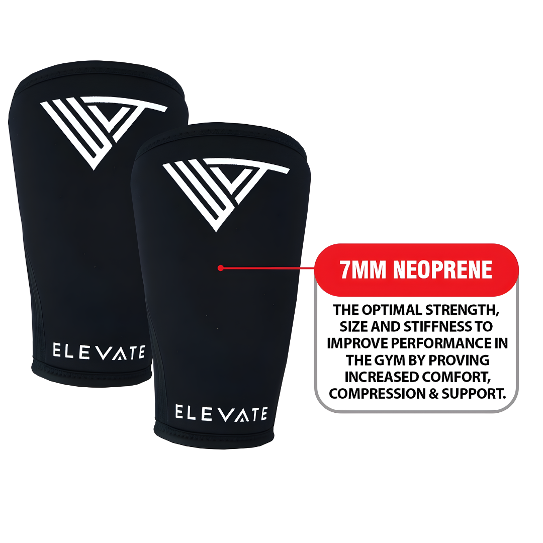 Elevate Knee Sleeves - Perfect for Weightlifting, Squats, Powerlifting & Crossfit