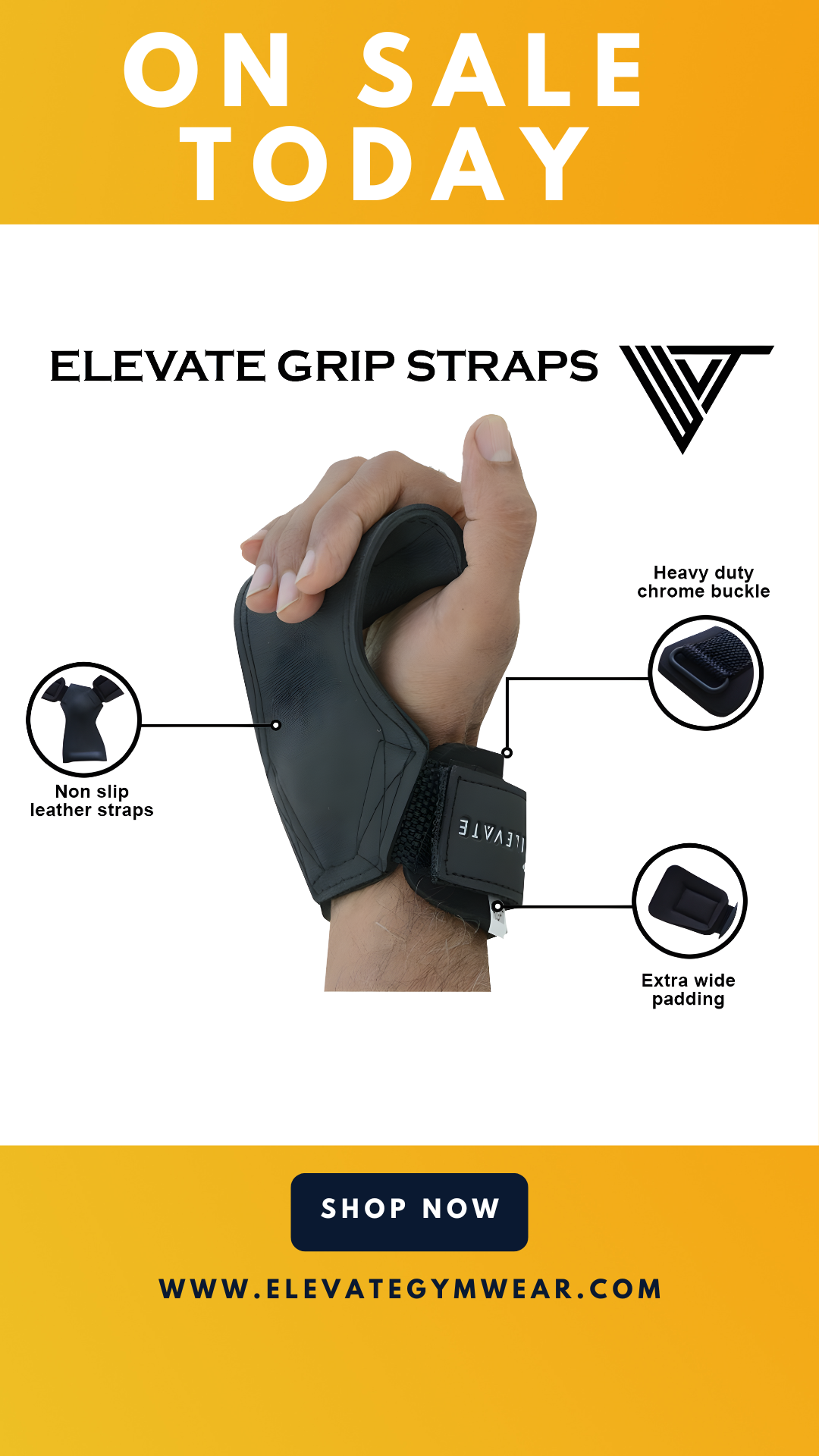 Elevate Grips - Never Lose Grip In The Gym