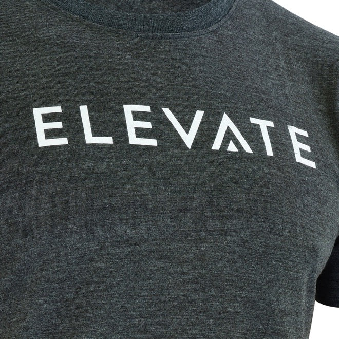 Large Logo T Shirt - Charcoal - Elevate Equipment