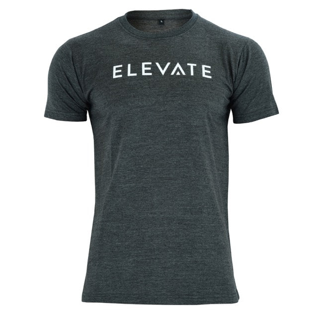 Large Logo T Shirt - Charcoal - Elevate Equipment