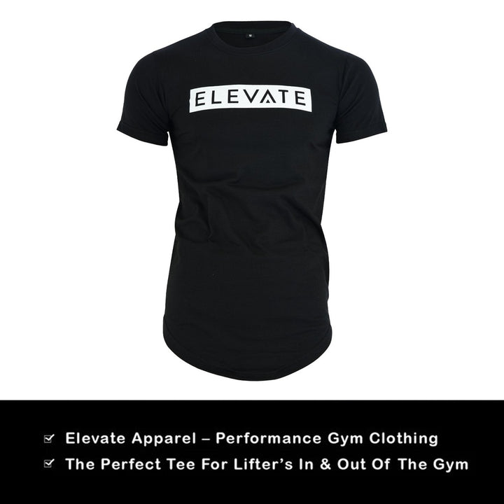 Elevate Gym T-Shirt (Large box) Black - Mens